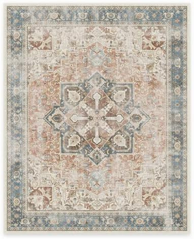 Ruggable – Kamran Coral – Machine Washable Area Rug – Pet & Child Friendly – Stain & Wate... | Amazon (US)