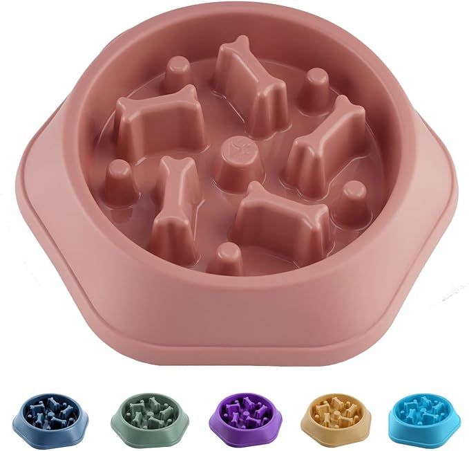 Slow Feeder Dog Bowls Slow Feeding Dog Bowl Small Medium Breed Dog Food Bowls Slow Feed Dog Bowl ... | Amazon (US)