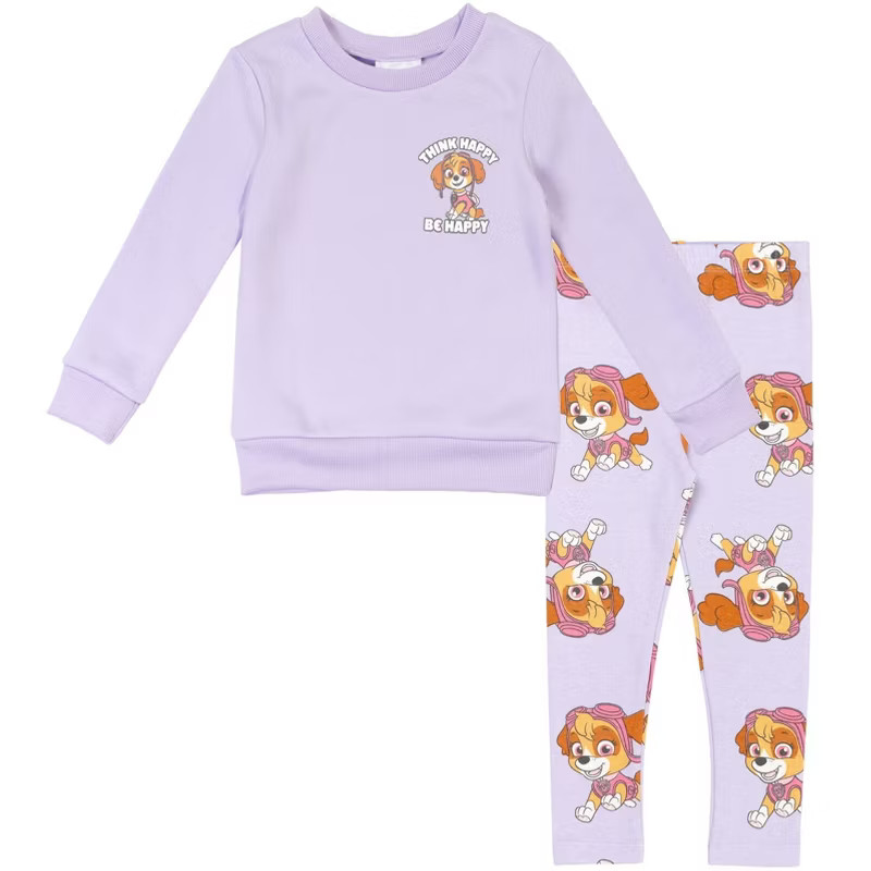 PAW Patrol Skye Girls Pullover Fleece Sweatshirt and Leggings Outfit Set Little Kid to Big Kid | Target