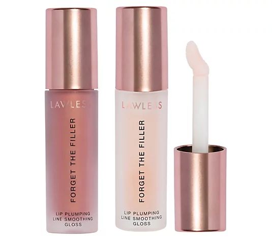 Lawless Beauty Forget the Filler Lip Plumping Set | QVC