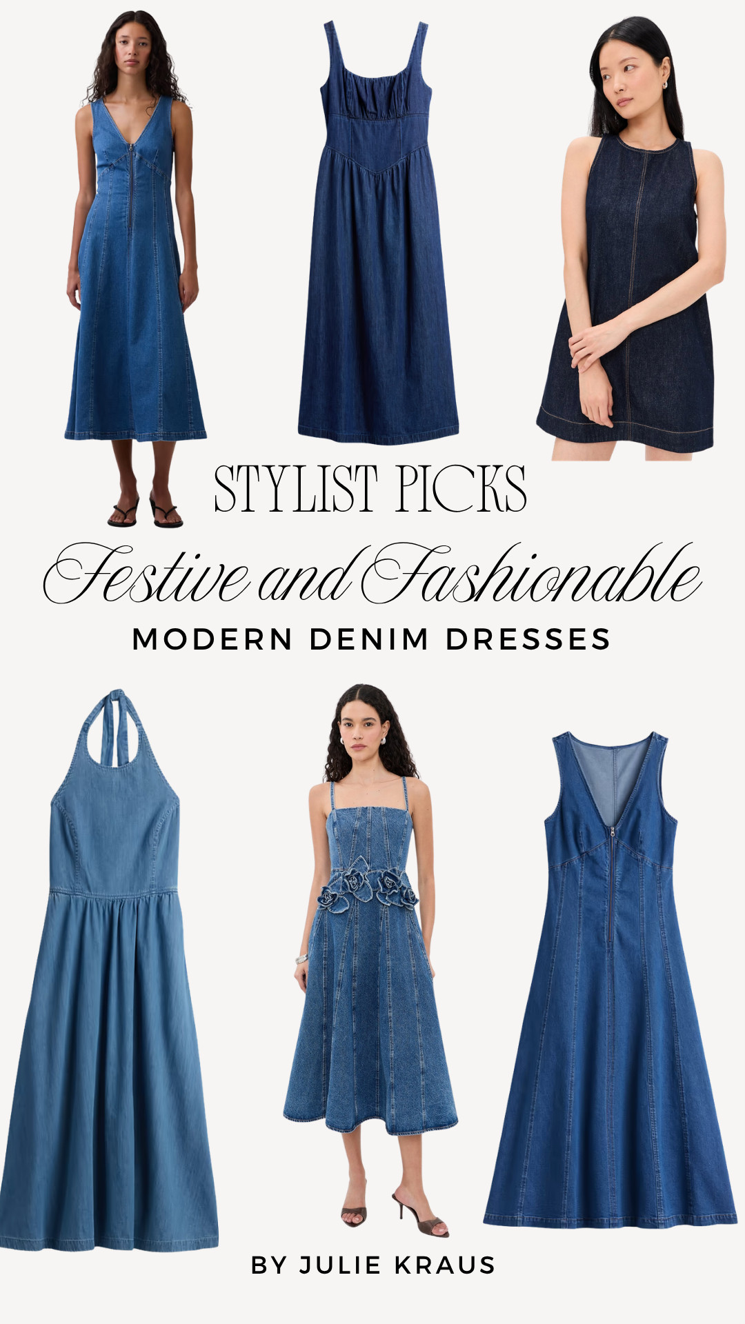 The denim dresses making every Fourth of July outfit feel fresh and modern this year. Effortless, festive, and so easy to style. Festive & Fashionable • Fourth of July Style • Modern Denim Dresses 

 #LTKSeasonal #LTKOver40
