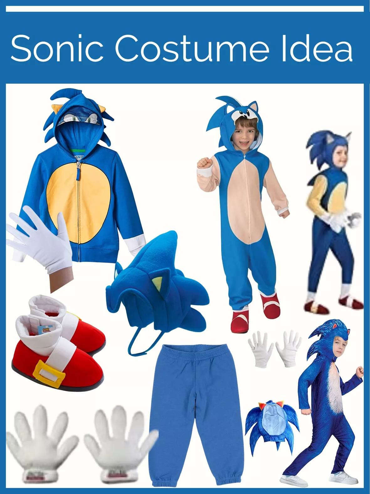 Rubie's Sonic The Hedgehog Child's Deluxe Costume, Large,  701140, As Shown : Clothing, Shoes & Jewelry