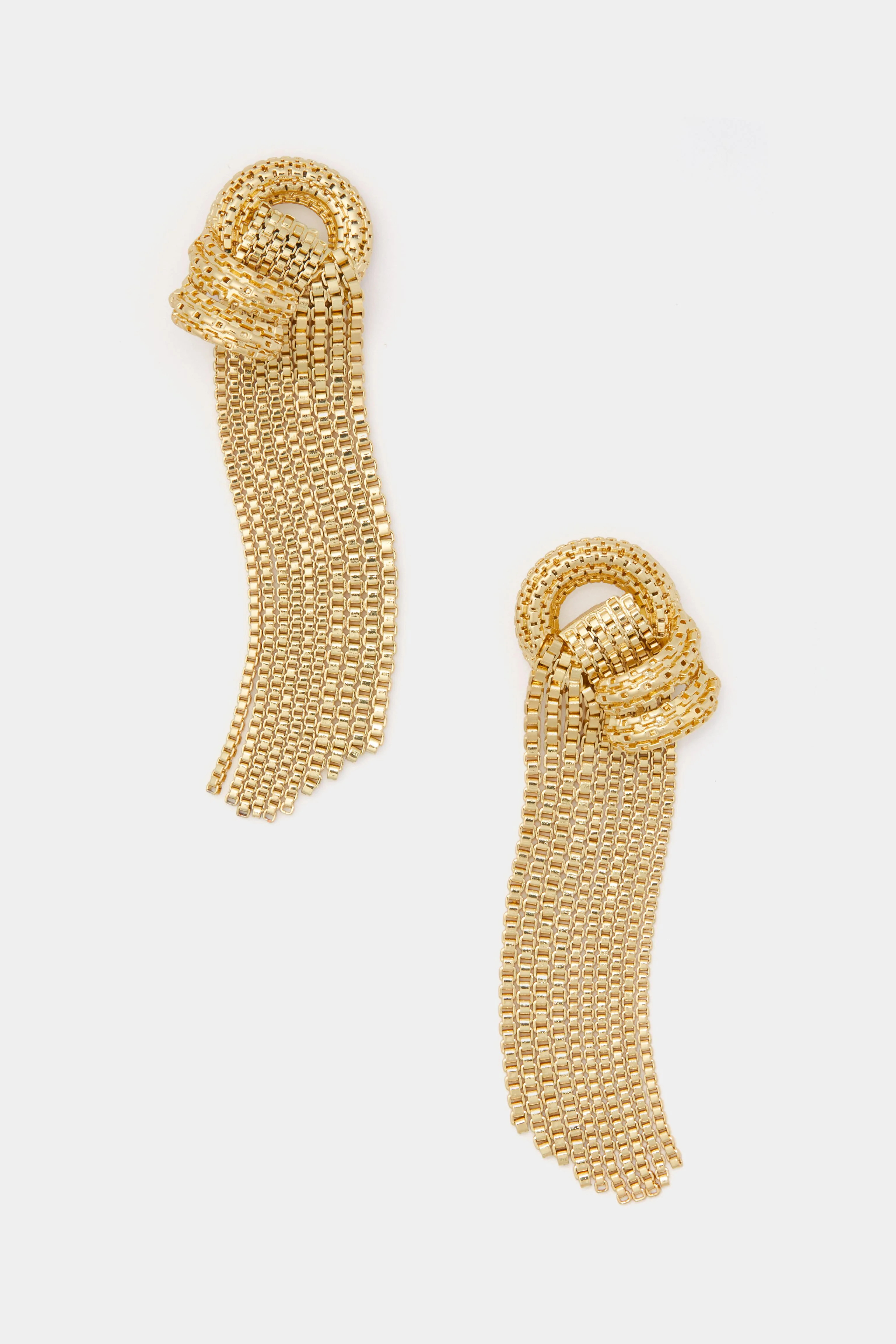 Gold Box Chain Ryan Earrings | Tuckernuck (US)