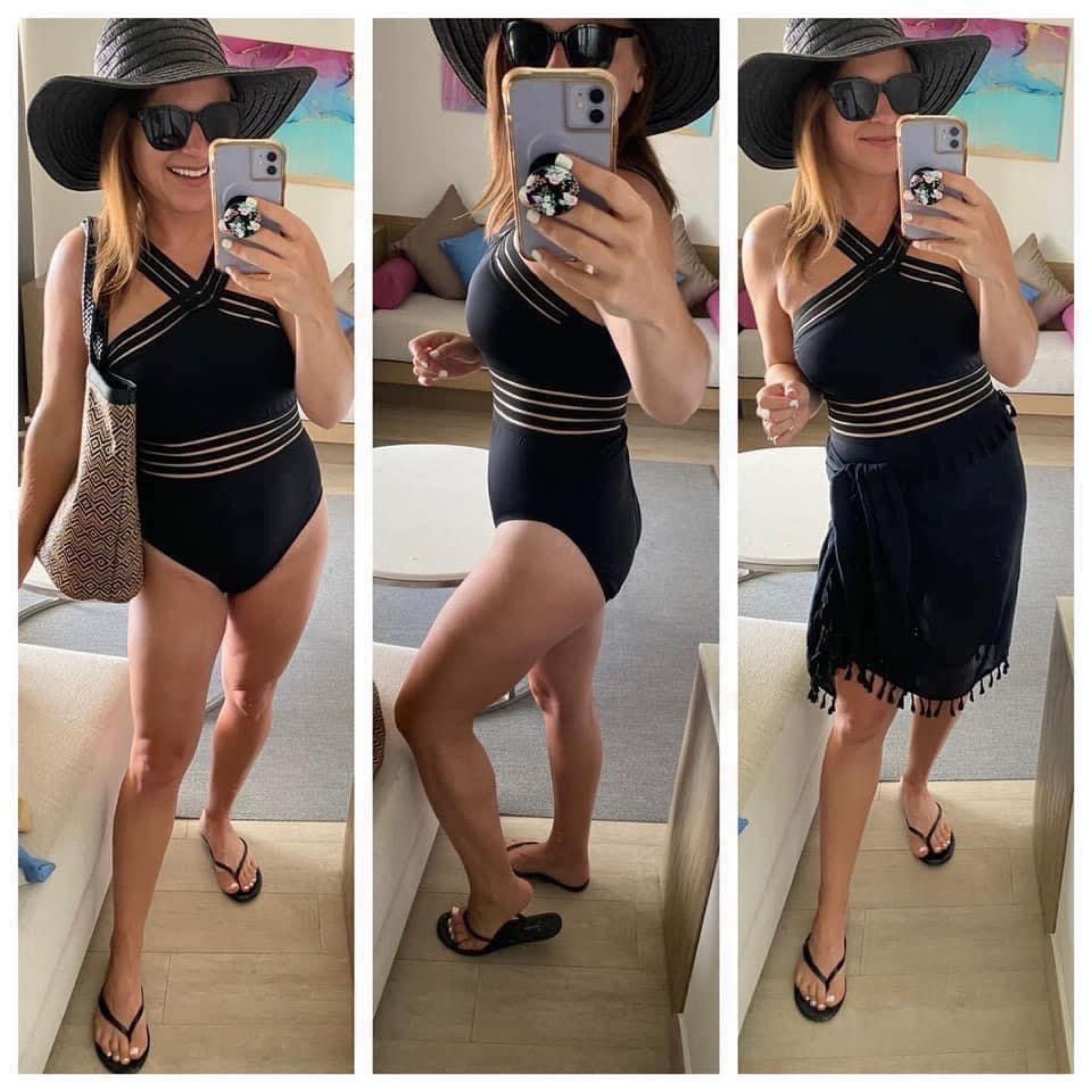 My cross strap swimsuit is one of my faves and comes in other colors and patterns. This is by far one of my favorite suits I’ve ever worn! So flattering and comfortable! I love that it’s modest but still a bit edgy. It comes in tons of colors and I may have to grab another. Size up one! I’m in the 8/10



#LTKtravel #LTKswim #LTKFind