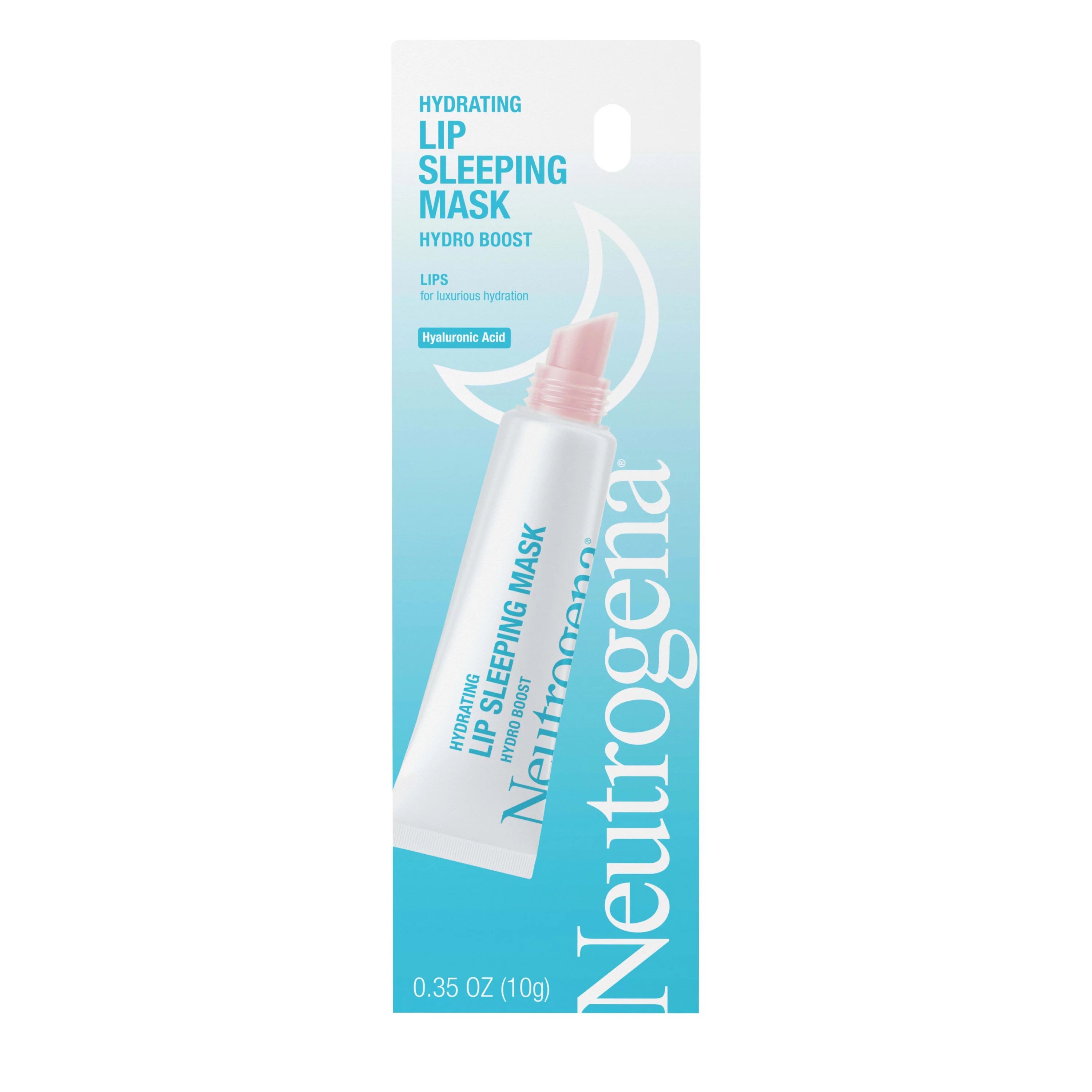 Neutrogena Hydro Boost Hydrating Clear Lip Sleeping Mask Tube, 0.35 oz | Walmart (US)