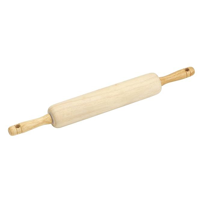 GoodCook Classic Wooden Rolling Pin with easy roll bearings | Amazon (US)