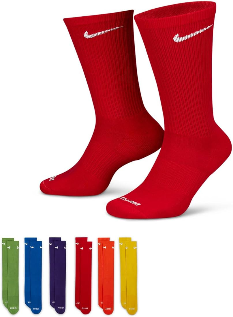 Nike Unisex Everyday Plus Cushioned Training Crew Socks | Amazon (US)