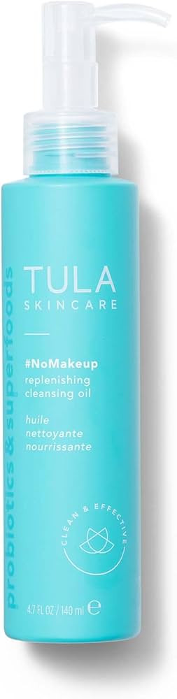 TULA Skin Care #nomakeup Replenishing Cleansing Oil - Oil Cleanser and Makeup Remover, Gently Cle... | Amazon (US)