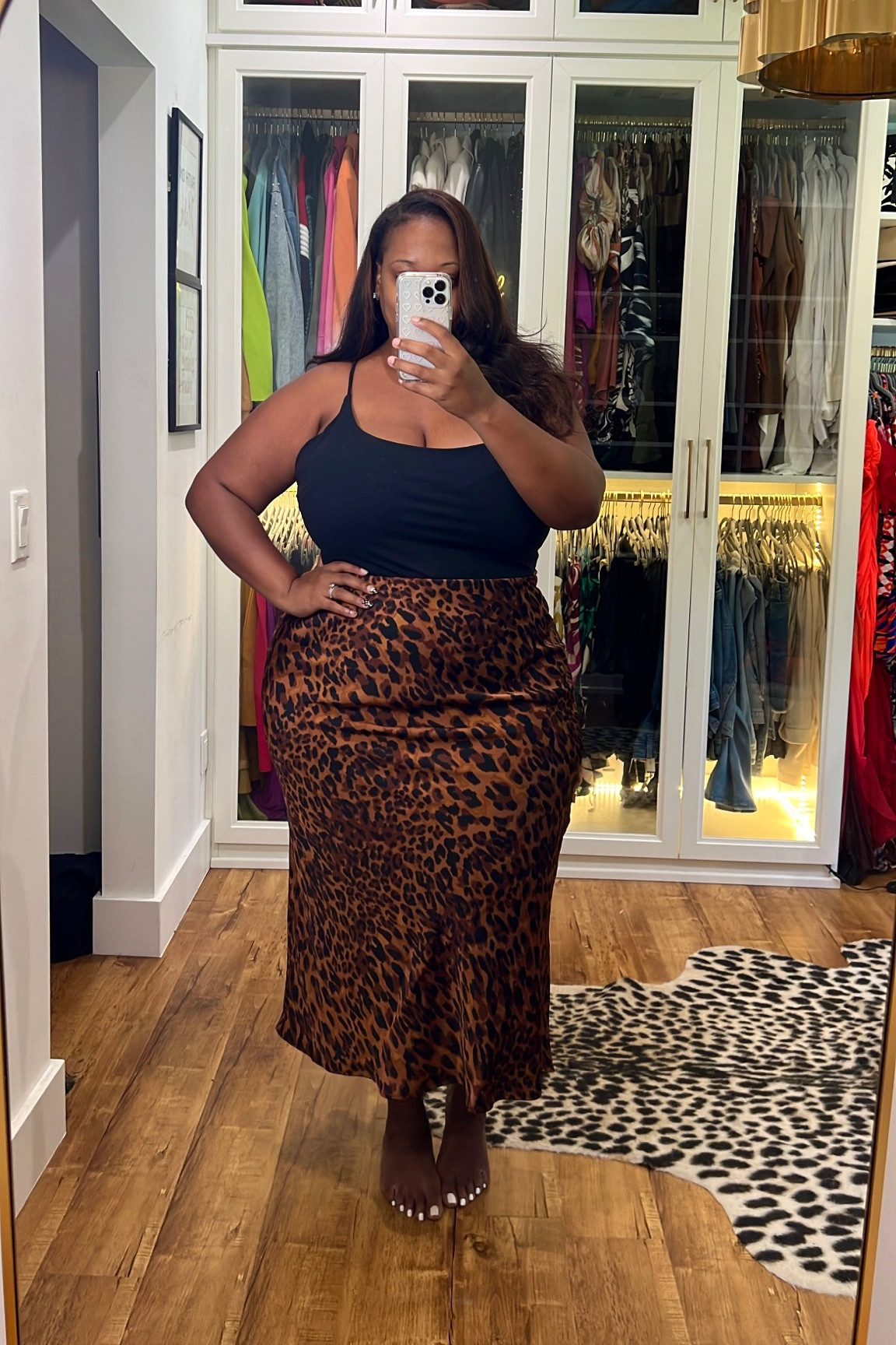 Plus size leopard print slip skirt. So versatile for Summer to Fall transition. You can dress it up or down!

#LTKFindsUnder50 #LTKPlusSize #LTKStyleTip