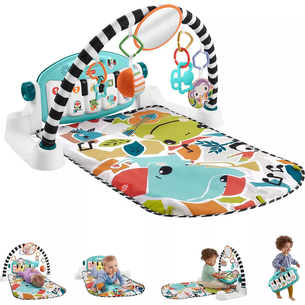 Fisher Price Glow & Glow Activity Play Gym - Blue | REBEL (formerly Rebelstork)
