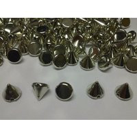Craftbuddyus 100Pcs Acrylic 8mm Sew On Silver Cone Spike Studs, Shoes, Bags, Diy | Etsy (US)