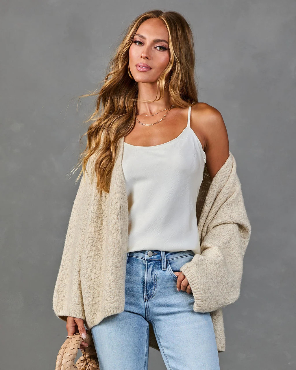 Easy Elegance Satin Cami Cream / XS | VICI