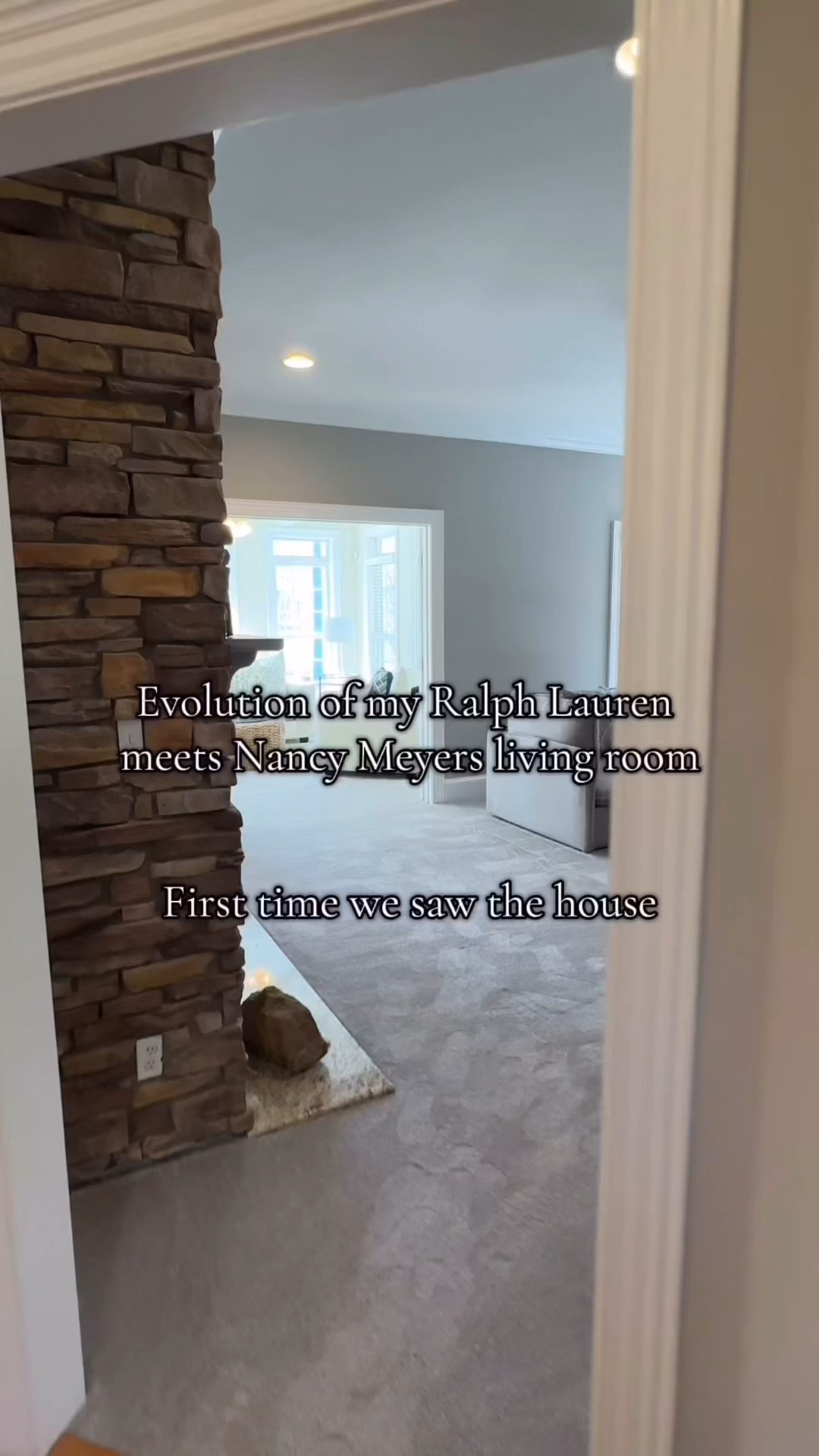 Before and after of our Ralph Lauren meets Nancy Meyers living room makeover 

#LTKHome #LTKOver40 #LTKSeasonal