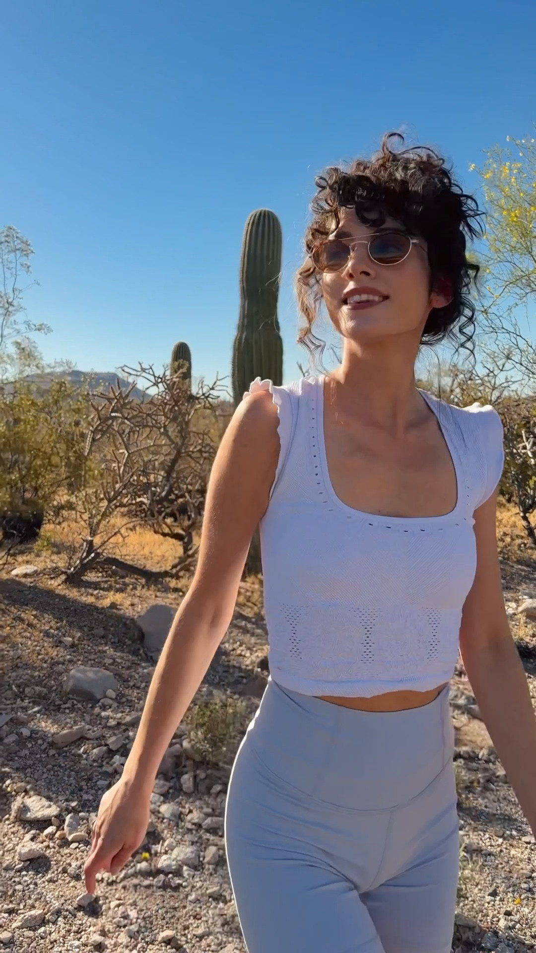 Happiest outside. 

Cutest athletic top and comfy shorts @freepeople #fpmovement

#LTKActive