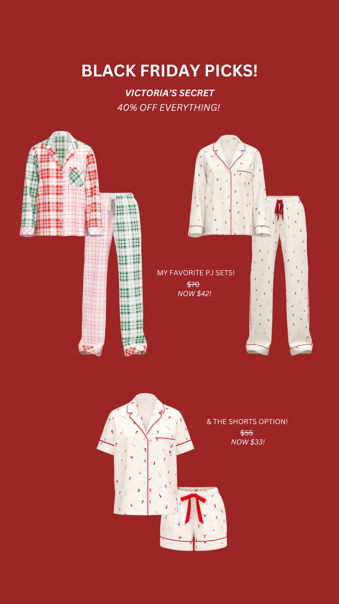 Victoria’s Secret Black Friday picks! The BEST pj sets 40% off!

#LTKGiftGuide #LTKFindsUnder50 #LTKHoliday