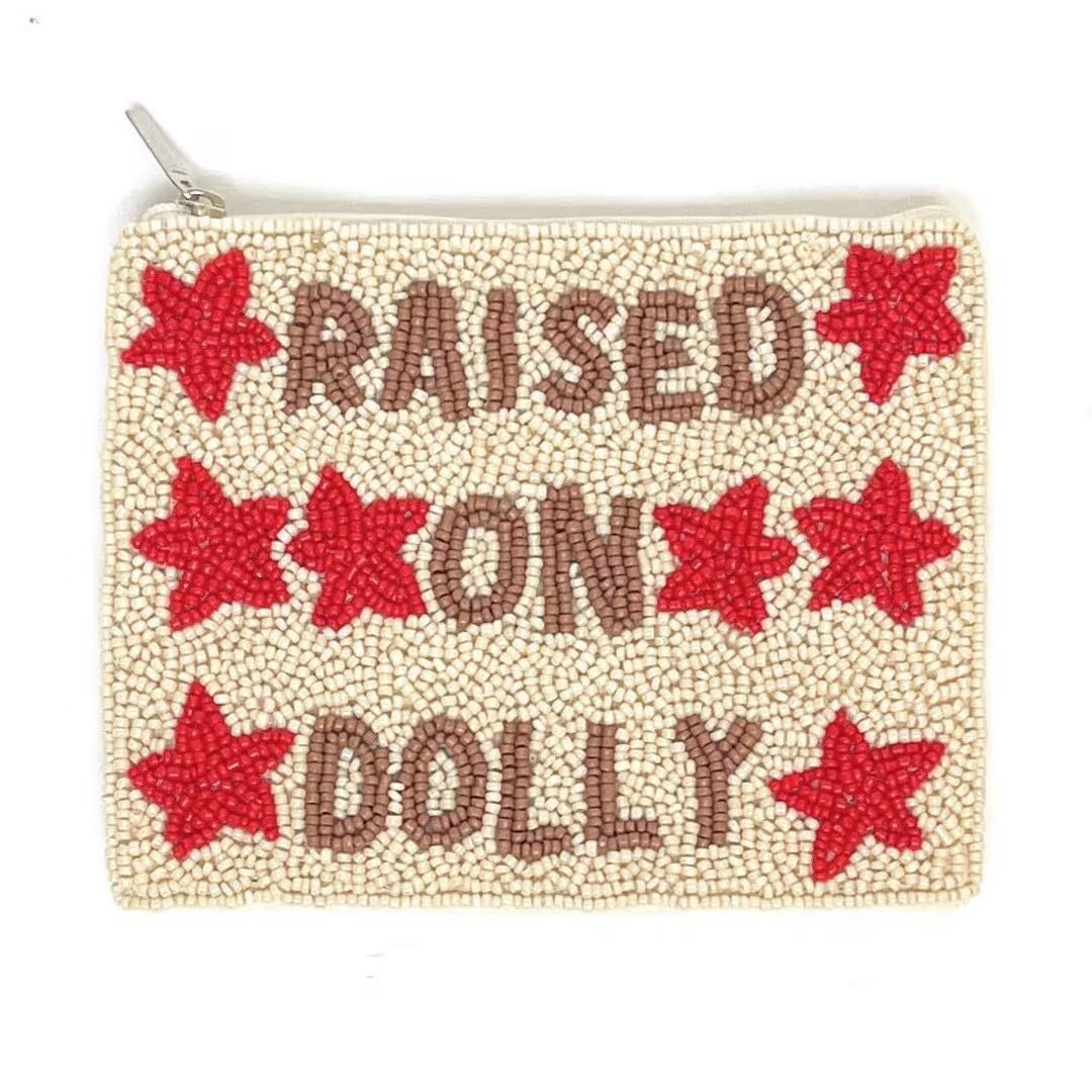 Raised on Dolly Beaded Coin Purse, Beaded Coin Purse, Beaded Coin Pouch, Beaded Coin Purse, Best ... | Etsy (US)