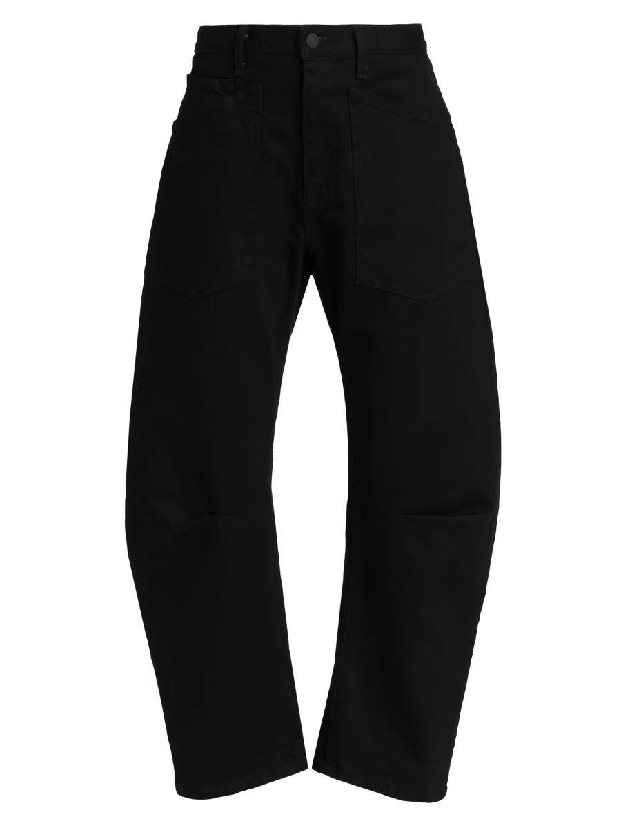 Nili Lotan Shon Barrel Jeans | Saks Fifth Avenue | Saks Fifth Avenue