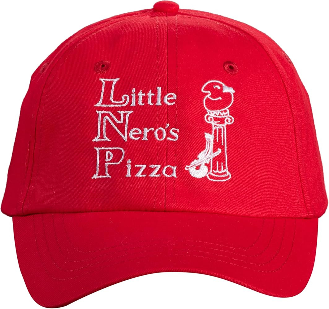 Little Nero Pizza Hat 90s Kevin Christmas Movie Red Adjustable Hat | Amazon (US)