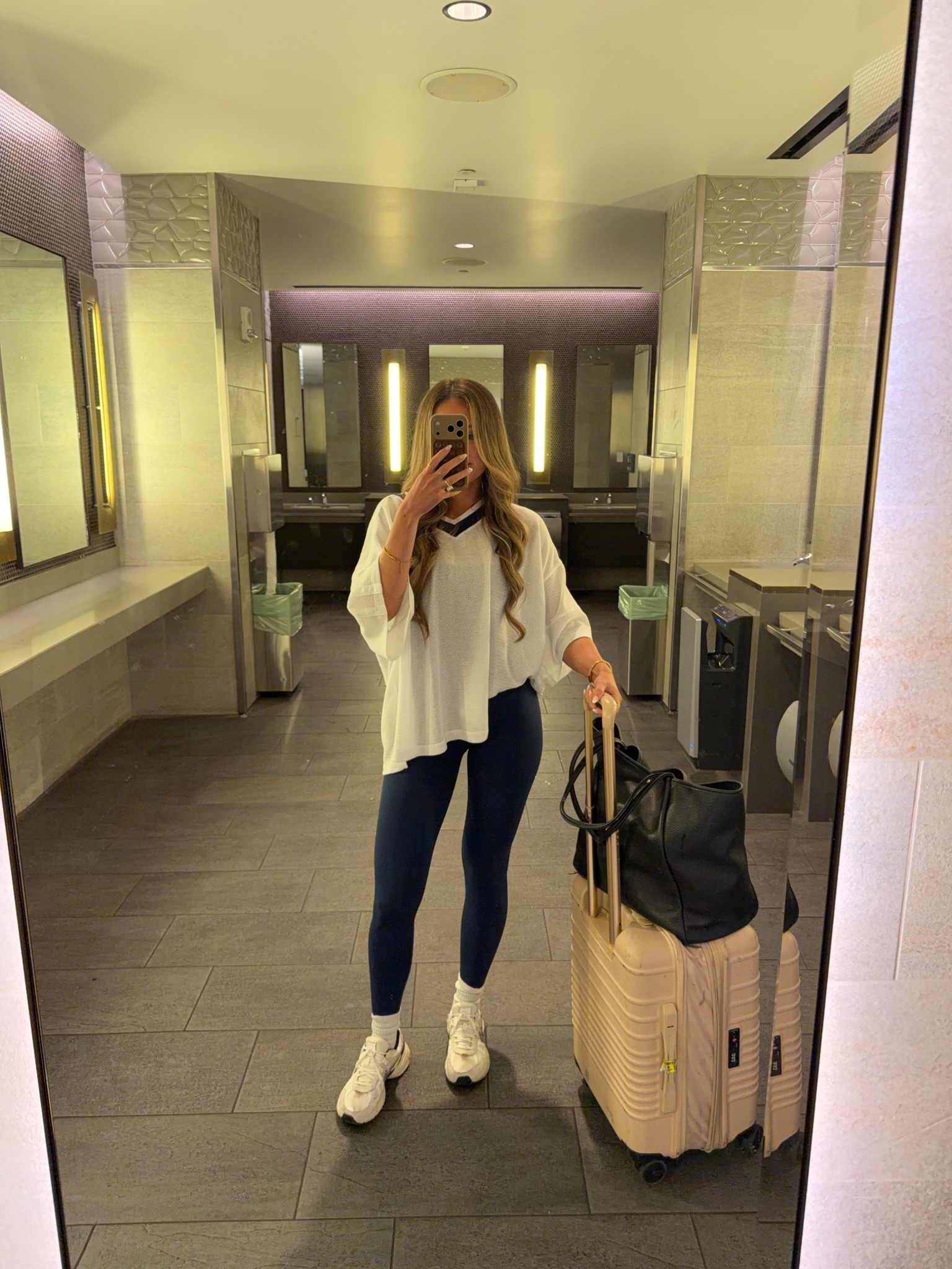 Travel outfit! My jersey top & carry on suitcase are on sale! 

#LTKTravel #LTKootd #LTKdayinmylife