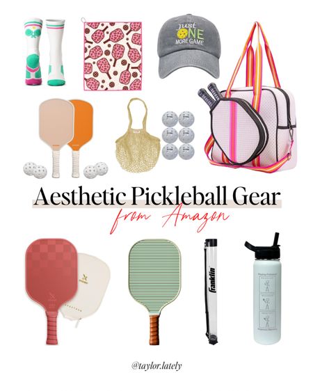 Pickleball Gear from Amazon that is super cute!! Aren’t these pickleball paddles the prettiest? I love this pickleball bag, too.

#LTKfitness #LTKfamily #LTKSpringSale