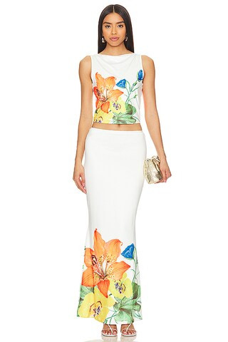 Primrose Top in White Flower | Revolve Clothing (Global)