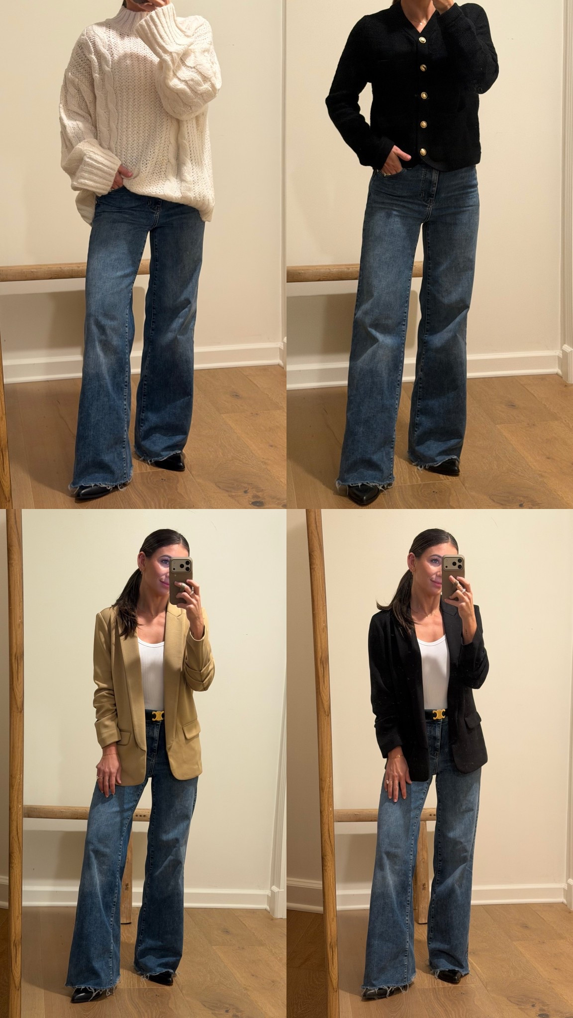 Walmart workwear finds 
Blazer and jeans