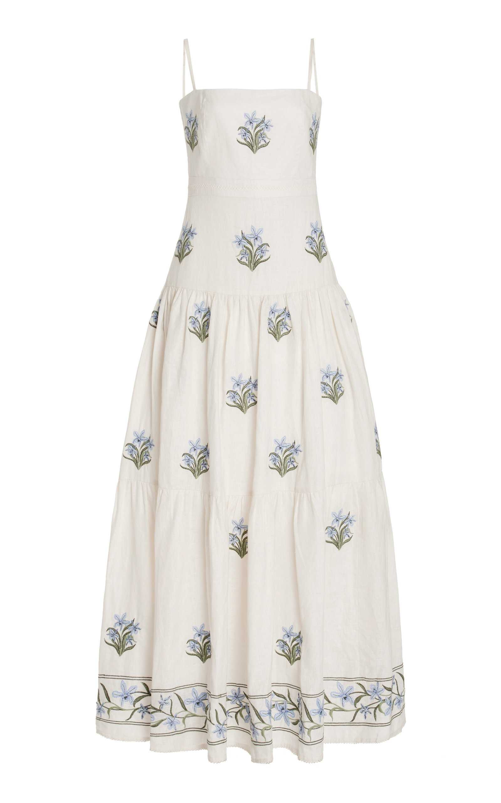Exclusive Lima Embroidered Linen Maxi Dress | Moda Operandi (Global)