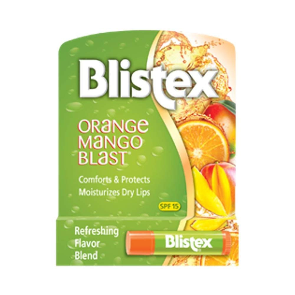 Blistex Lip Protectant SPF 15 Orange Mango Blast.15 oz (Pack of 4) | Amazon (US)