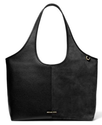 Michael Michael Kors Henly Shopper Extra Large Tote Bag - Black | Macy's
