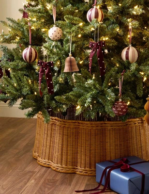 Boulle Rattan Tree Collar, Ginger | Lulu and Georgia 