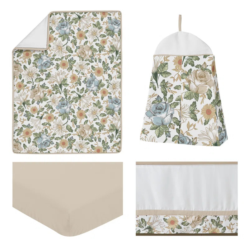 4 - Piece Crib Bedding Set (Set of 4) | Wayfair North America