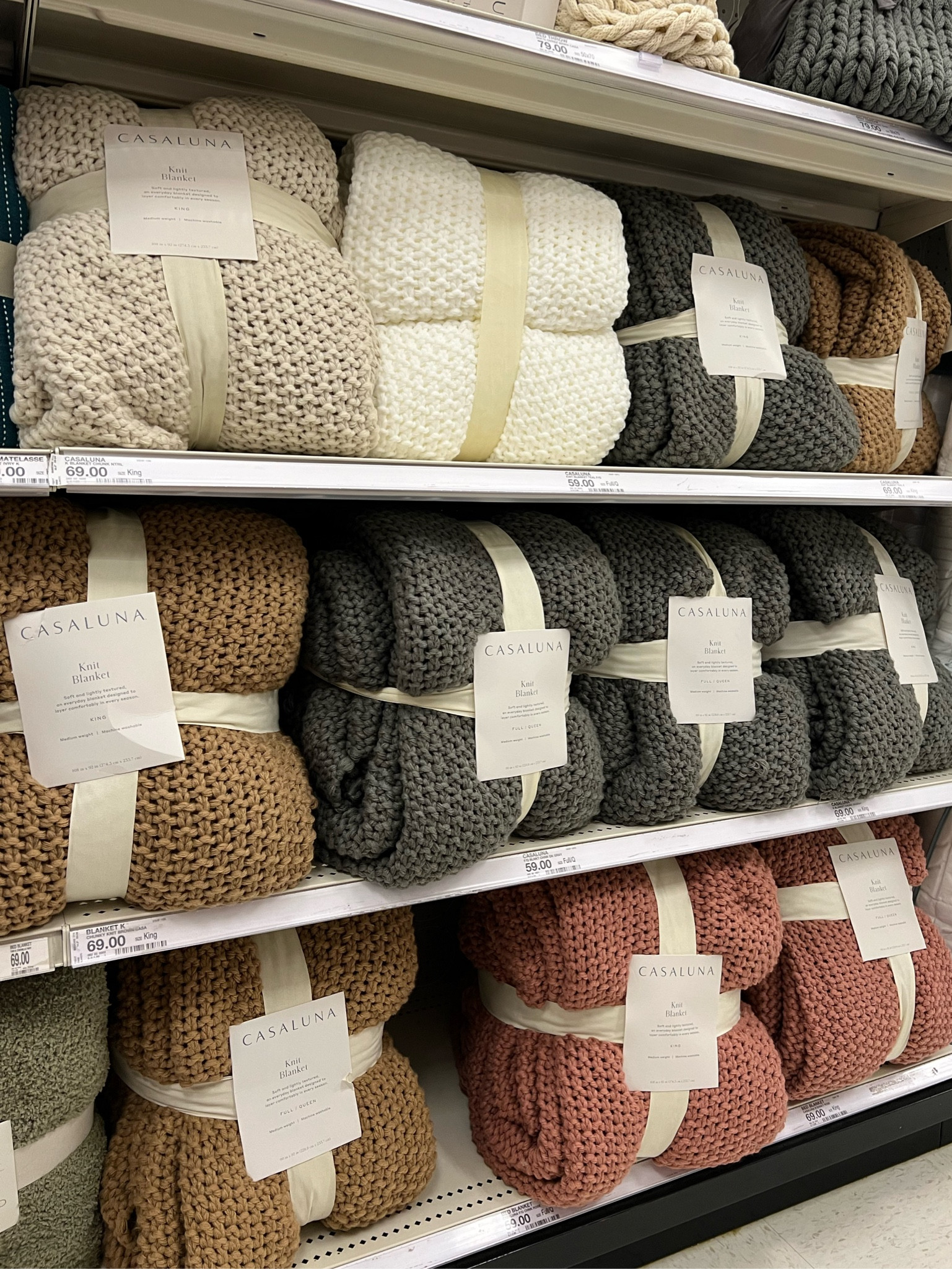 Chunky knit blanket, oversized throw blanket, bedding, Casaluna, Target, Target home 

#LTKHome