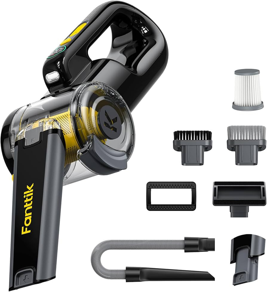 Fanttik Fold V10 Apex Pivot Car Vacuum, 17000Pa Handheld Vacuum Cordless High Power, Portable Vac... | Amazon (US)