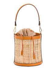 Made In Italy Raffia Bucket | TJ Maxx