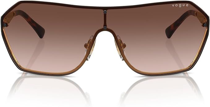 Vogue Eyewear VO4302S Sunglasses, Gold/Brown Gradient, 41 mm | Amazon (US)