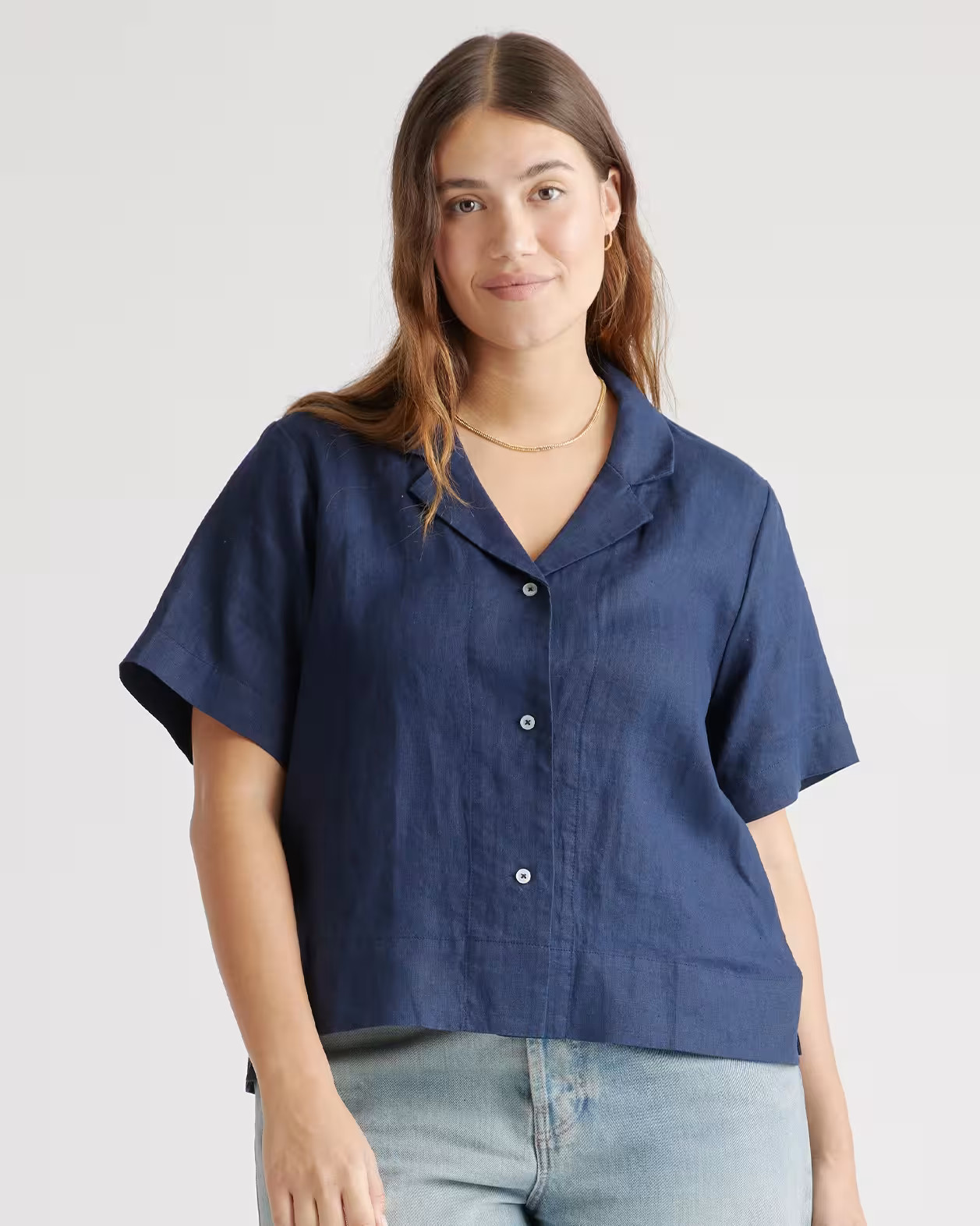 100% European Linen Short Sleeve Shirt | Quince