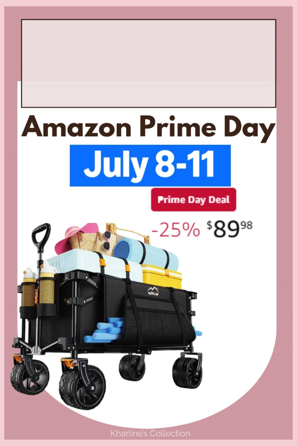 Collapsible Heavy Duty Wagon – Perfect for Beach Days & More
This foldable wagon cart is a game-changer for beach days, picnics, sports, or even hauling groceries from the car. It’s got big wheels, easy steering, and folds up flat.

It’s on sale for Prime Day — and trust me, once you have one, you’ll never go back.

Tap to shop now & follow for more soft life summer gear.


#BeachWagon #AmazonPrimeDay #LTKOutdoors #FamilyOnTheGo #PrimeDayMustHaves #SoftLifeMom #LTKAmazonFinds #SummerEssentials #WagonCart
 

 #LTKSaleAlert #LTKTravel #LTKFamily