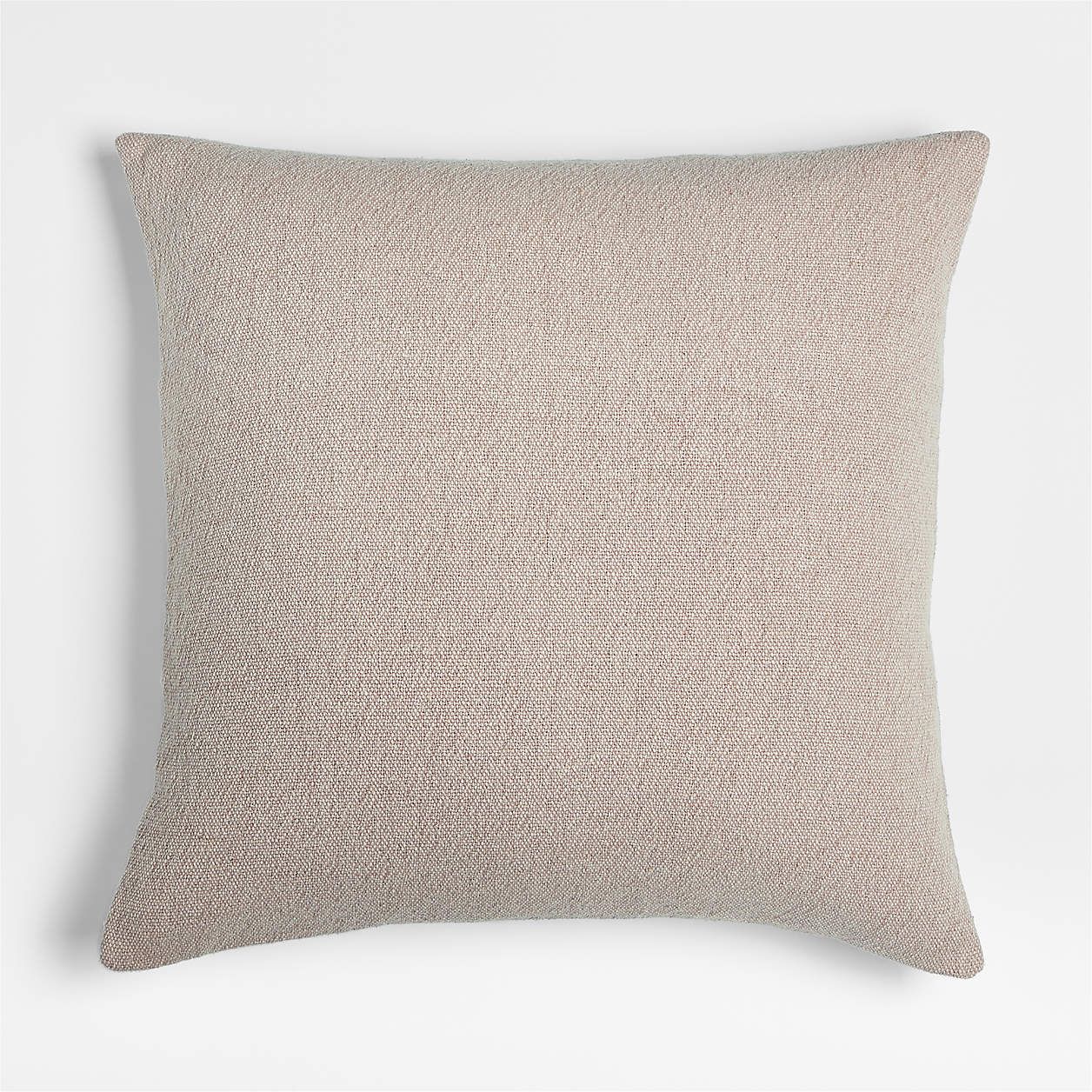 Earl Arnold Cotton 23"x23" Frothy Beige Throw Pillow Cover by Jake Arnold + Reviews | Crate & Bar... | Crate & Barrel