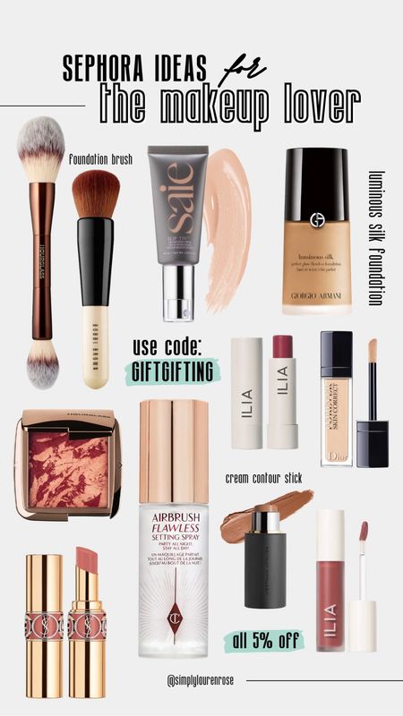 Sephora Sale (Gift Guide For Her)!

Makeup. Sephora. Sale. Foundation. Concealer. Tinted moisturizer. Blush. Lip. Lip balm. Blush. Highlighter. Brushes.

#LTKsalealert #LTKbeauty
