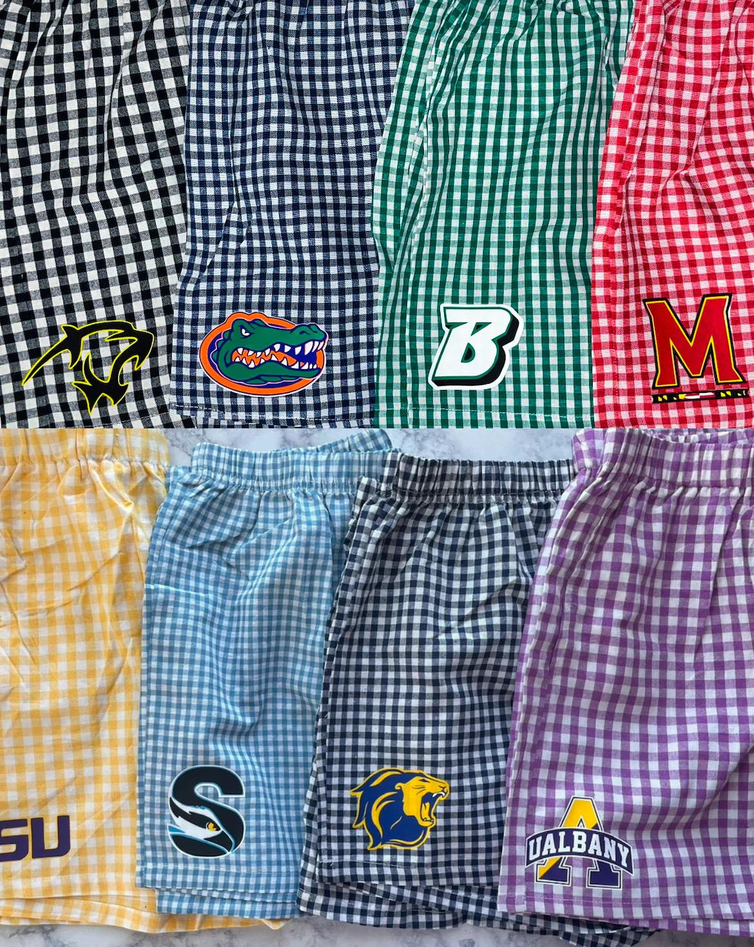 Women’s College Logo Boxer Shorts - Etsy | Etsy (US)