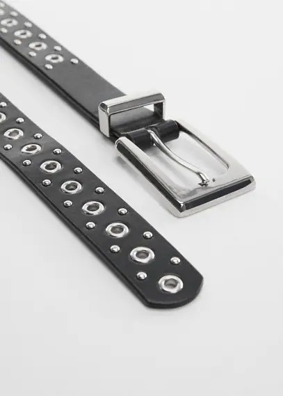 Buckled studded belt | MANGO (UK)