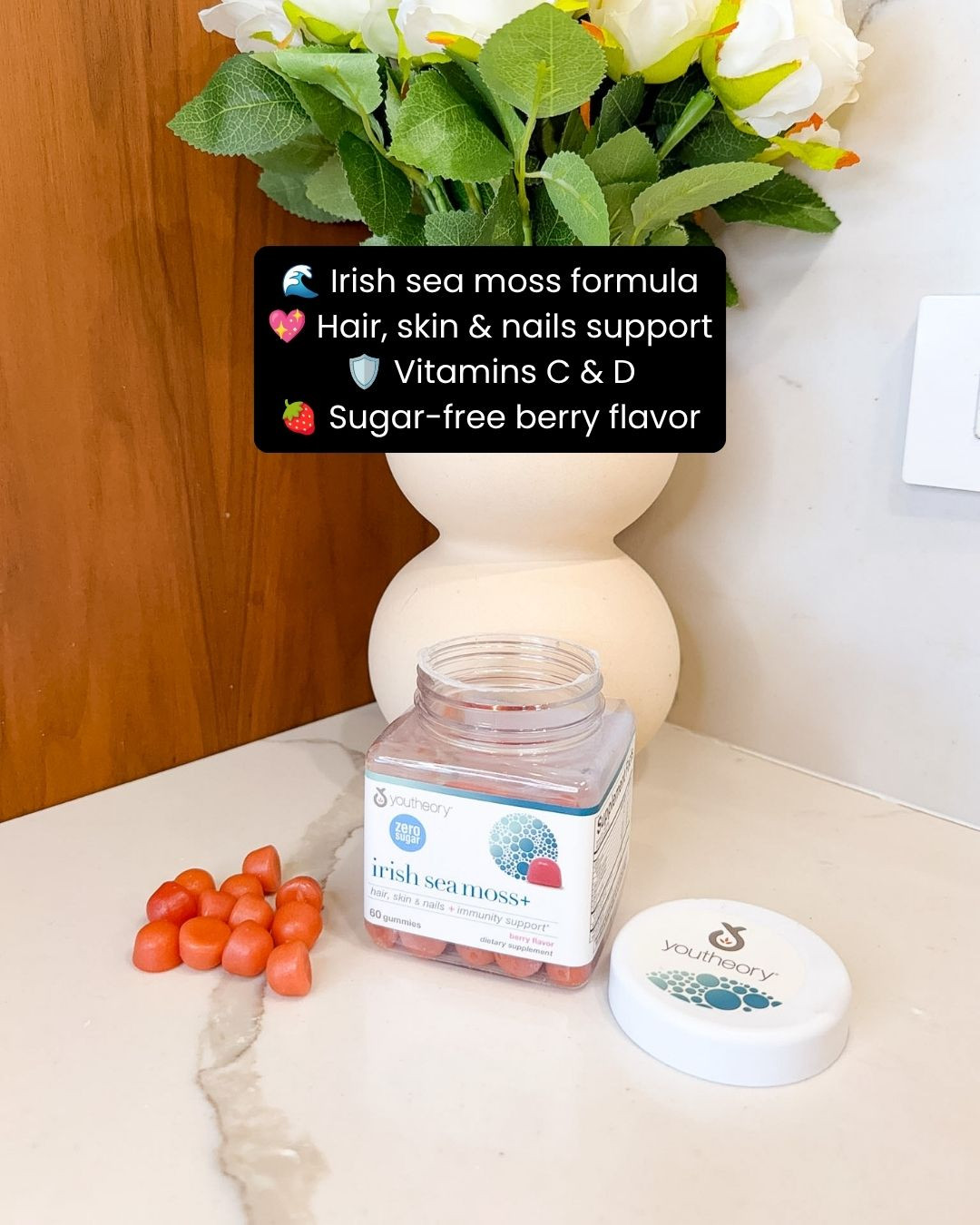 Support your daily wellness routine the delicious way 🌿✨ with these Irish Sea Moss Gummies! Made for everyday wellness, they’re an easy and tasty addition to your routine to help you stay consistent with your health goals 💖🍬. Perfect for busy lifestyles, these gummies make supporting your wellness simple, convenient, and enjoyable 👀✨. Trust me, this is one supplement you'll look forward to taking every day 💕

#irishseamoss #seamoss #wellnessessentials #healthylifestyle #supplements #dailywellness #healthyhabits #nutrition #selfcare #wellnessjourney #healthgoals #wellbeing #gummies #naturalwellness #lifestyleupgrade #healthyliving #dailyroutine #ltkhealth #ltkfinds #musthave #wellnessinspo #healthsupport #everydaywellness #gummyvitamins 

 