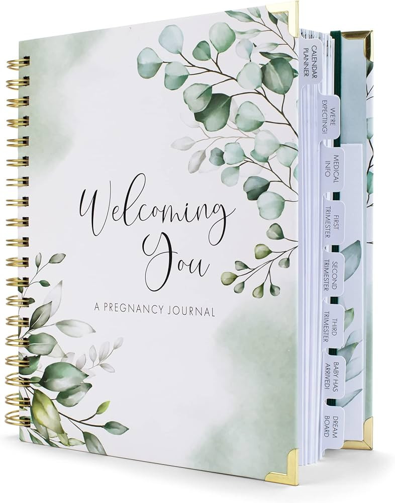 Beautiful Pregnancy Journal and Memory Book with Stickers and Keepsake Pocket - Lovely Gift for F... | Amazon (US)