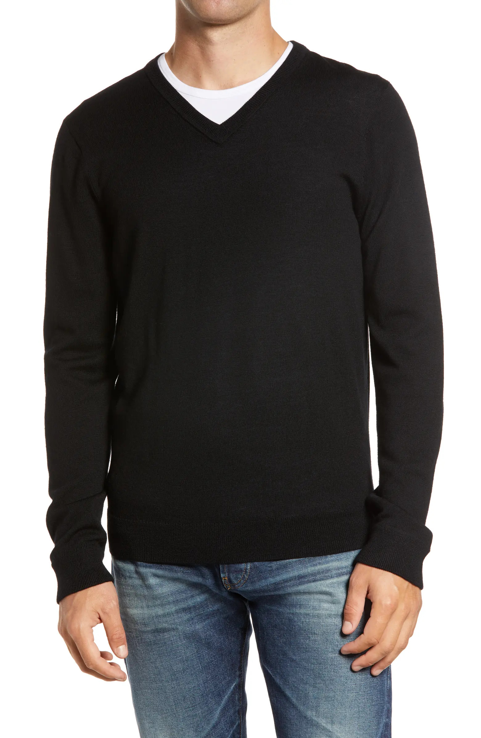 Washable Merino V-Neck Sweater | Nordstrom