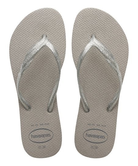 Steel Gray Fantasia Gloss Flip-Flop - Women | Zulily