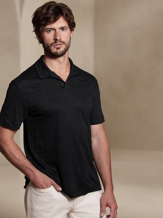 Linen Polo | Banana Republic (US)