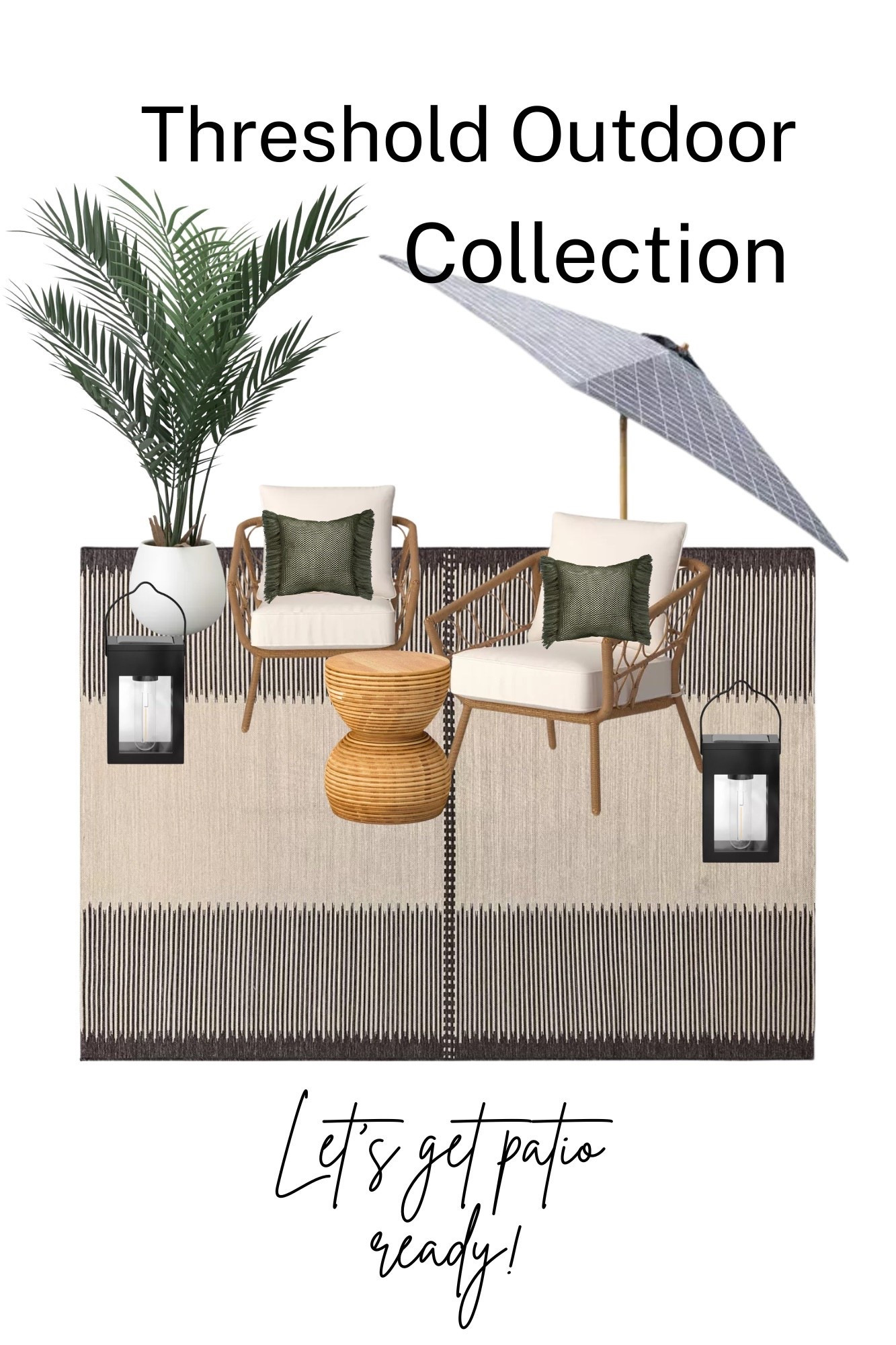 This is your sign to romanticize your patio this summer 

Morning coffee. Soft music. A space that actually feels like you.

I pulled this look together using Target’s Threshold Outdoor Collection and it’s giving luxury without trying too hard.

Question for you, what’s missing from your patio right now? 
#patiorefresh

#LTKHome #LTKSeasonal
