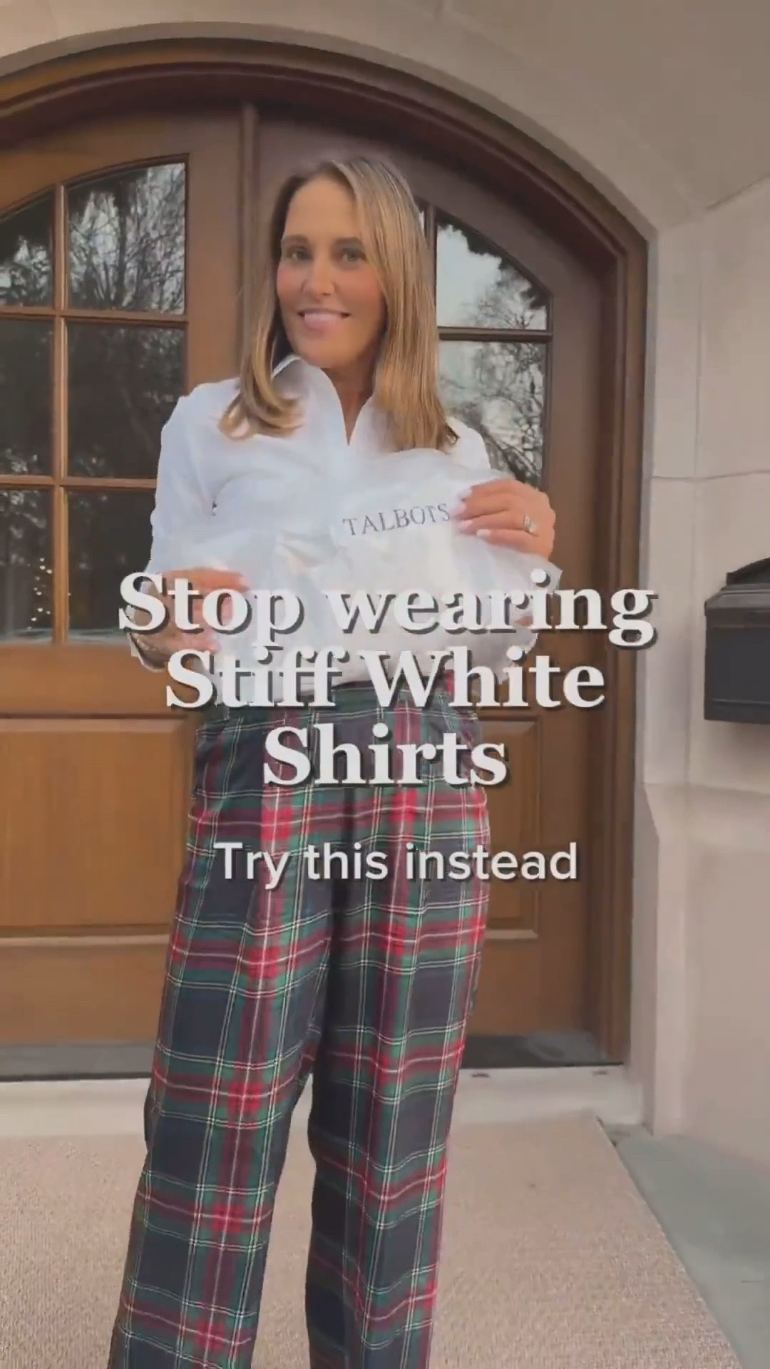 Our top recommended white shirt is here. After trying more than 50 white collared shirts, this one stood out. It has the right amount of stretch, it’s non-iron for easy care, and the fit is both flattering and feminine. The quality is excellent, making it a must-have staple for any wardrobe.

#LTKSeasonal #LTKMidsize #LTKOver40