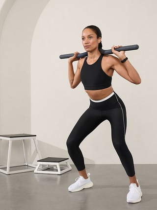 Interval Stash High Rise Tipped 7/8 Legging | Athleta