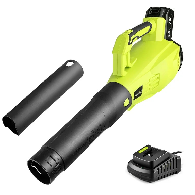 SnapFresh Leaf Blower , 20V Upgrade 350 CFM Cordless Leaf Blower with 4.0Ah Battery & Fast Charge... | Walmart (US)